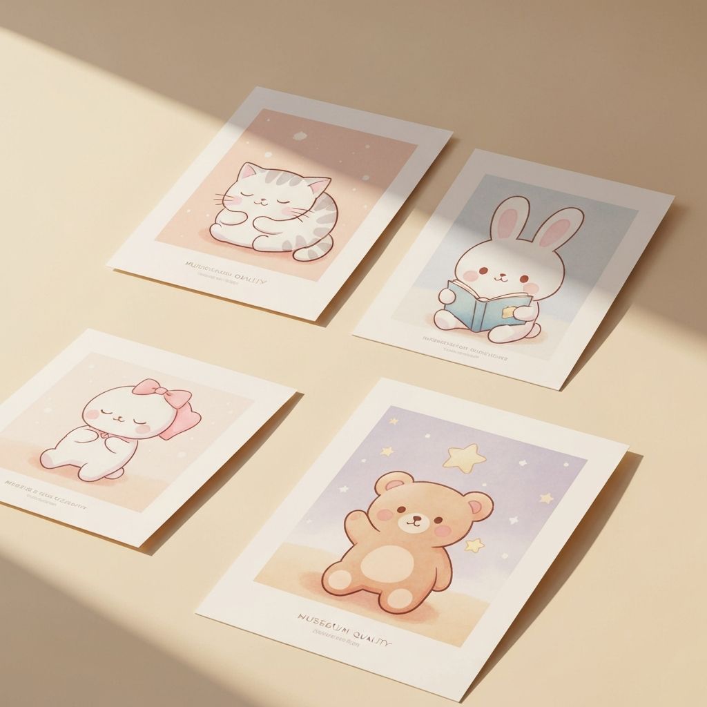 Chibi Art Print Trio